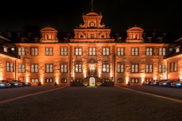 Schloss Ehreshoven von Aussen bei Nacht