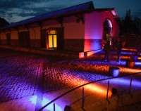 Aussenansicht Dunkel Güterbahnhof Bad Homburg