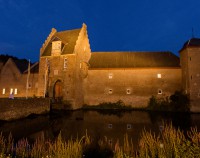 Burg Heimerzheim Abendbeleuchtung