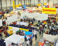 Halle Messe innen von Oben