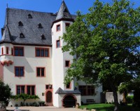 Schloss Schönborn AUssen mit Baum