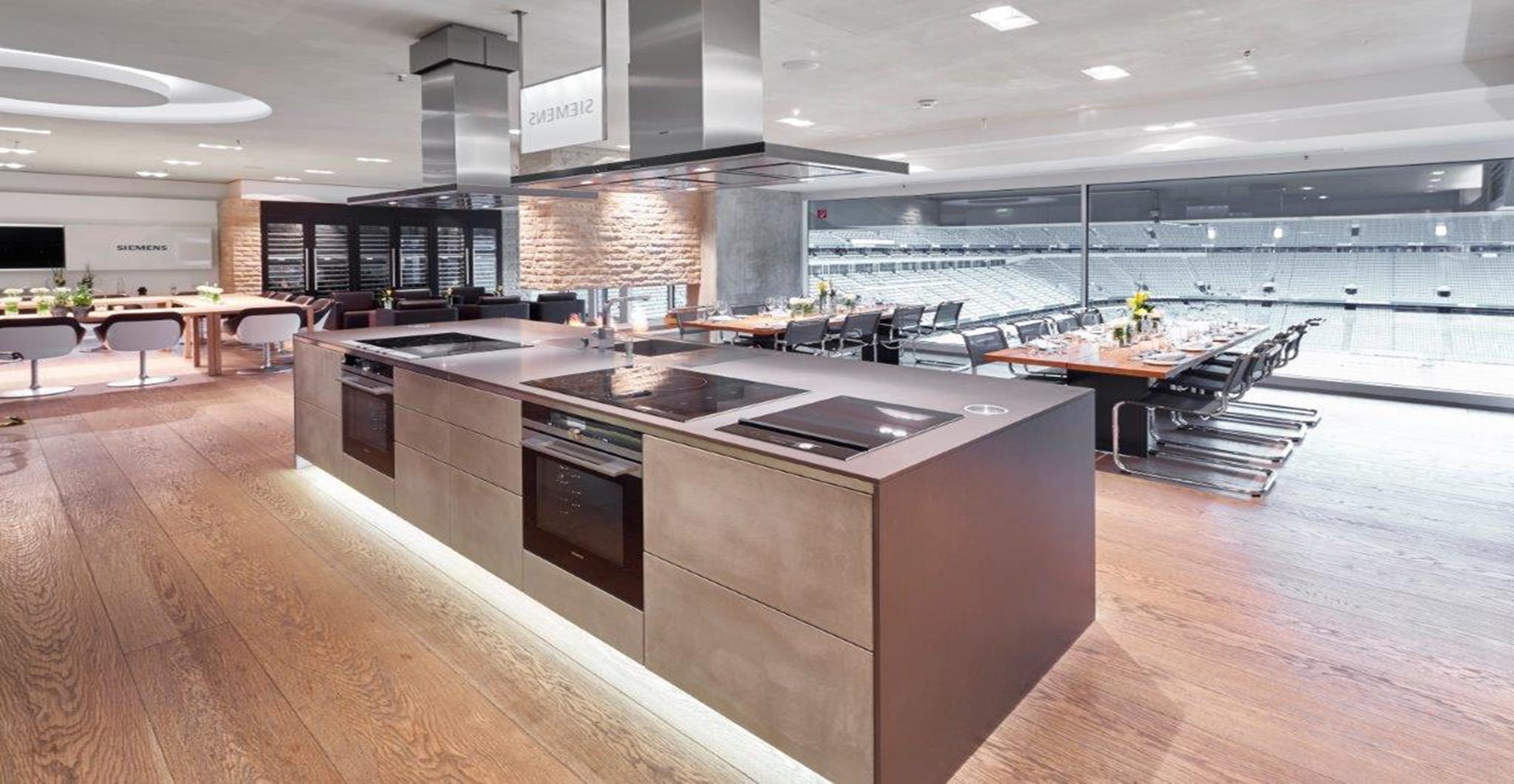 Siemens cookingLounge in der Allianz Arena - präsentiert Der Eventplaner