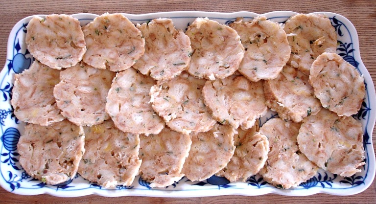 Semmelknödel aufgeschnitten