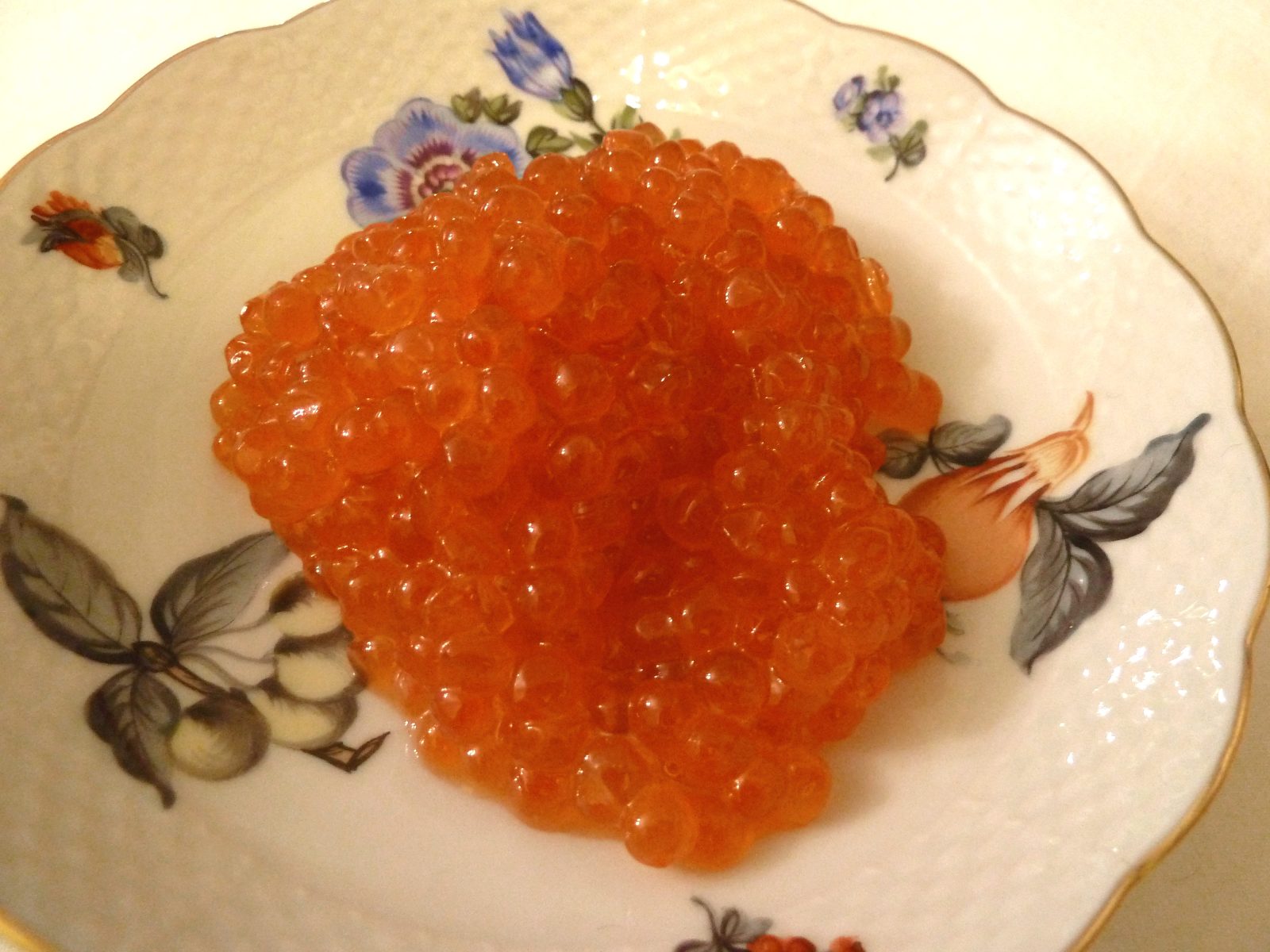 Reiberdatschi mit Crème Fraîche und Ketakaviar Reiberdatschi mit Crème Fraîche und Ketakaviar