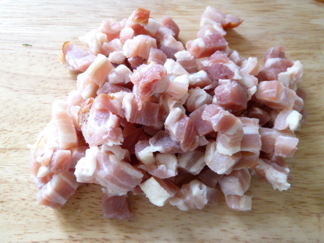 Julischolle mit Speck