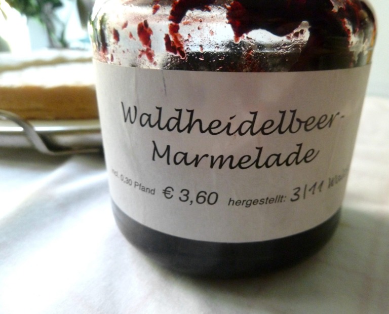 Waldheidelbeermarmelade