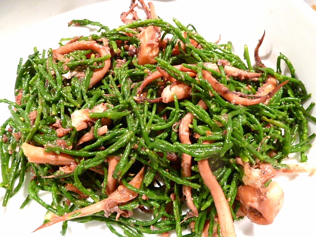 Salat Krakenarmen und Salicornes