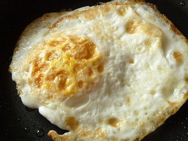 Spinatsuppe mit Einlage