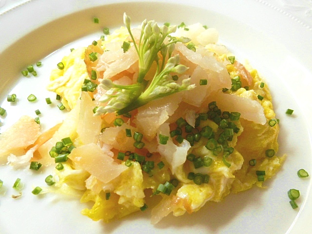 Rührei mit geräucherten Heilbutt – Der Mut Anderer