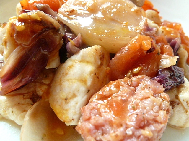Schwertfisch-Salsiccia Gulasch