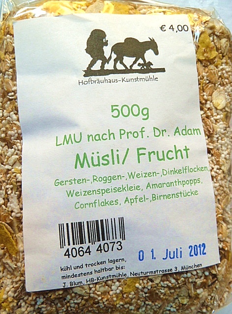 Müsli von Knapp und Wenig