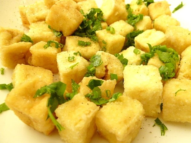 Frittierter Tofu
