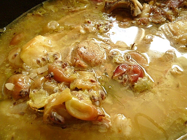 Kalbshals mit Stachelbeeren – Der Mut Anderer