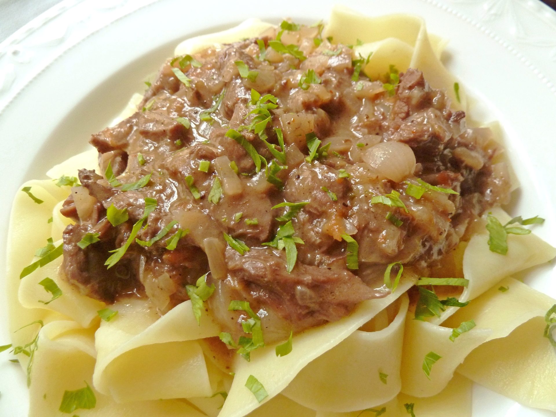 Wildragout mit Pappardelle