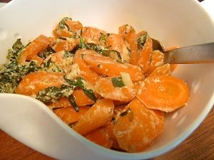 Karotten mit Ingwerrahm
