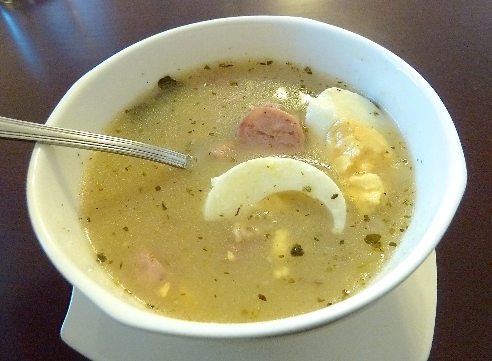 Zurek - Traditionelle polnische Suppe aus Sauerteig