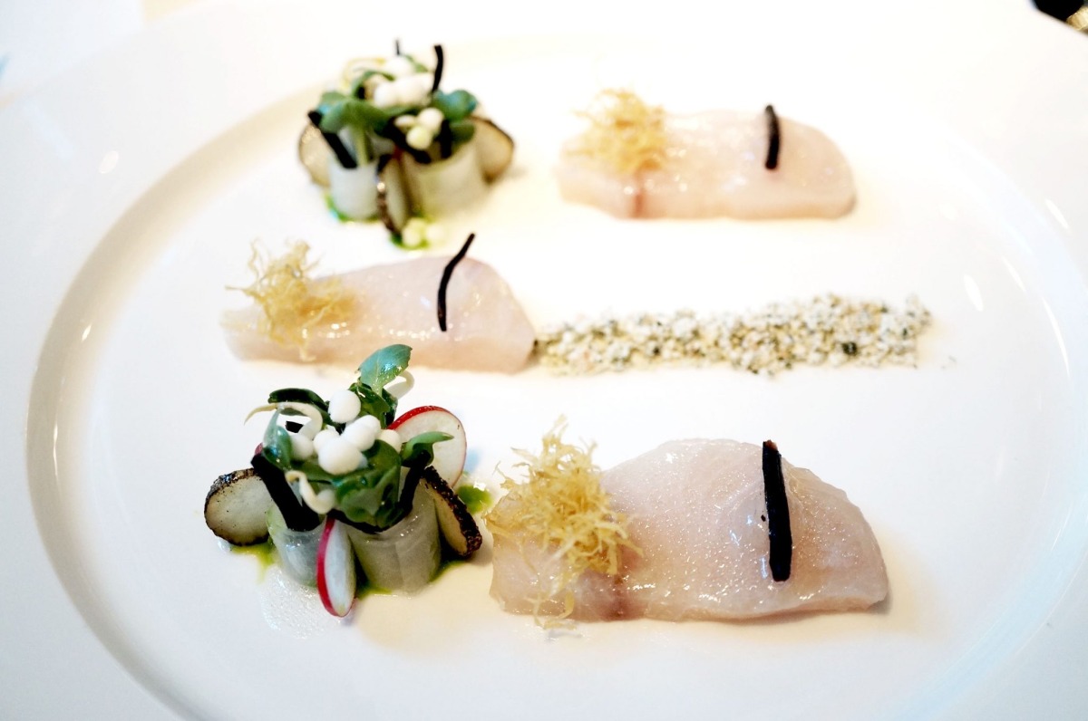 Hamachi, Bergamotte, Hijiki, Daikon