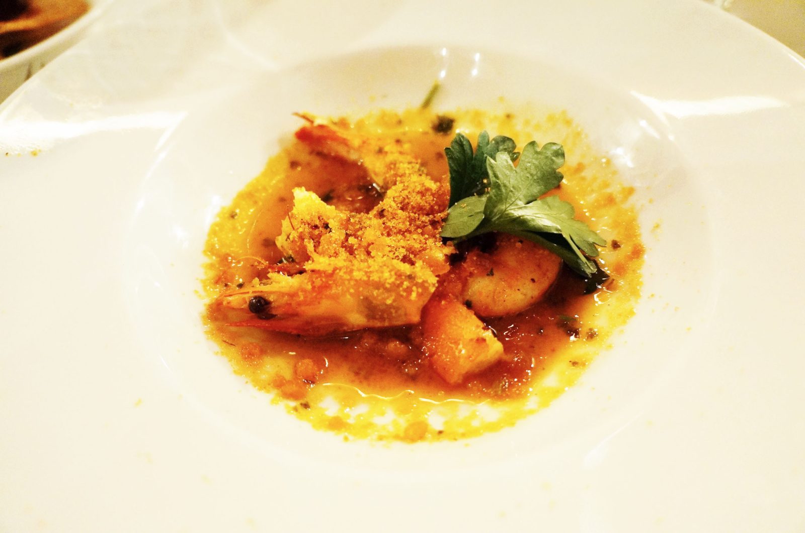 Scampi mit Bottarga