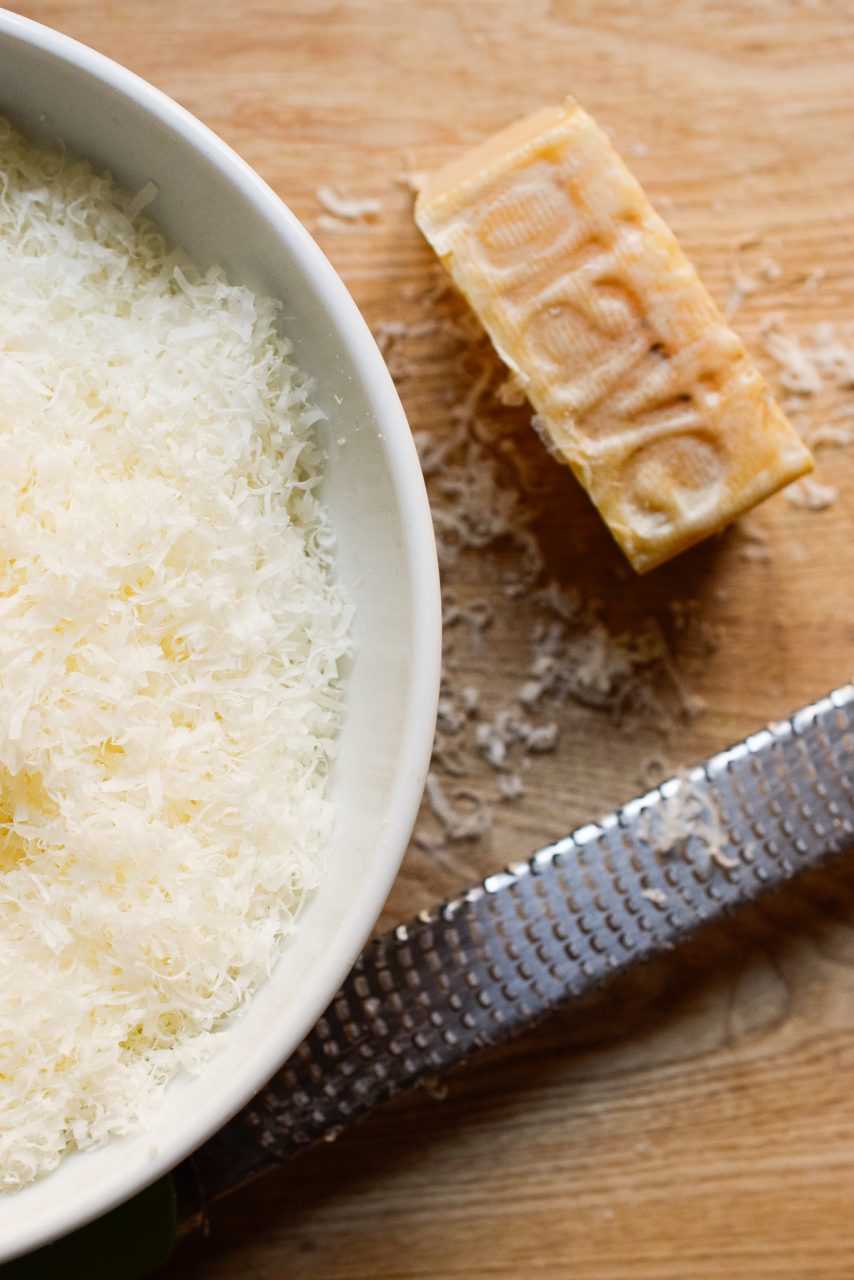 Eine würzige Parmigiana mit “Piave Vecchio Selezione Oro” D.O.P.