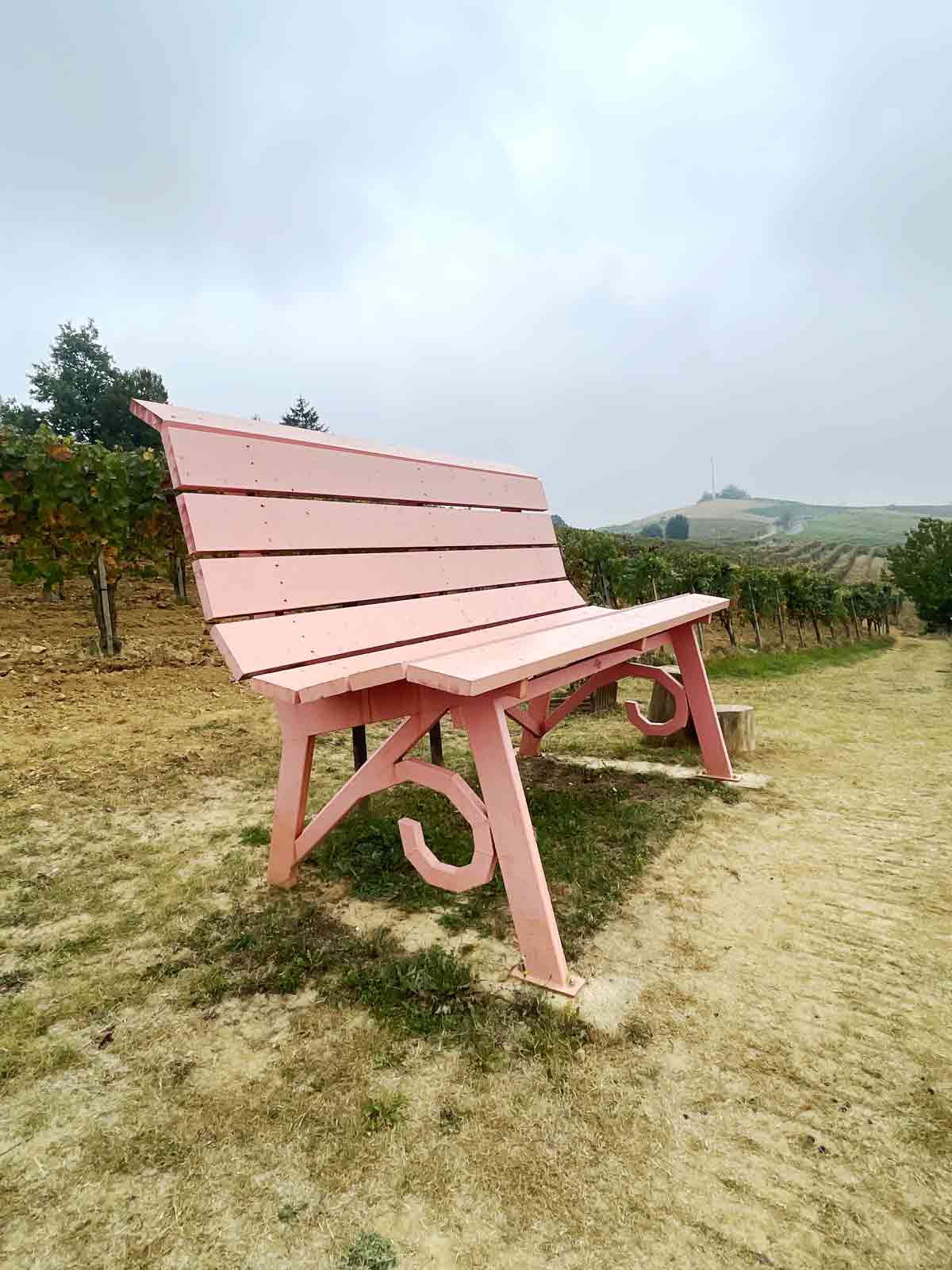 Big Bench, Comune di Alice Bel Colle und ein Besuch der Bottega del Vino