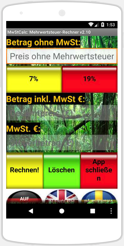 Mehrwertsteuer-Rechner