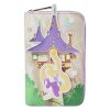 Loungefly – Disney Tangled Rapunzel Swinging From Tower Zip Around Wallet
