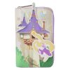 Loungefly – Disney Tangled Rapunzel Swinging From Tower Zip Around Wallet
