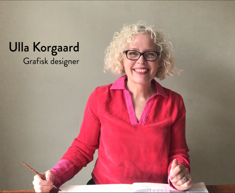 Grafisk designer Ulla Korgaard