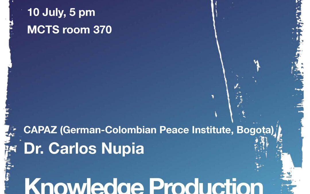 La producción de conocimiento en sociedades en transición: el caso del proceso de paz en Colombia