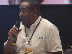 Leyner Palacios en evento sobre racismo en Cartagena Instituto CAPAZ y Comisión de la Verdad