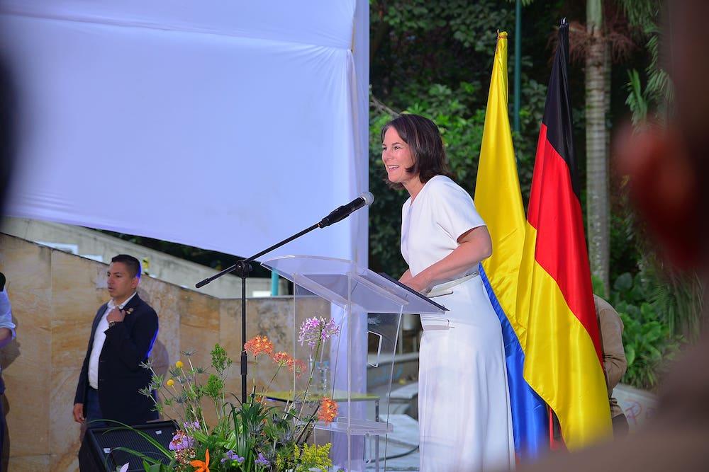 Política exterior feminista: fotos de la visita de la Min. Analena Baerbock en Colombia