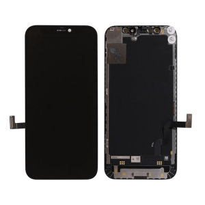 iPhone 12 & iPhone 12 Pro Glas med Original LCD Display - Svart