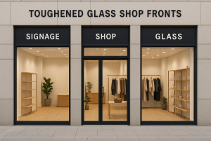 Toughened Glass Shop Fronts