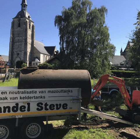Mazouttank verwijderen Sint-Agatha-Berchem