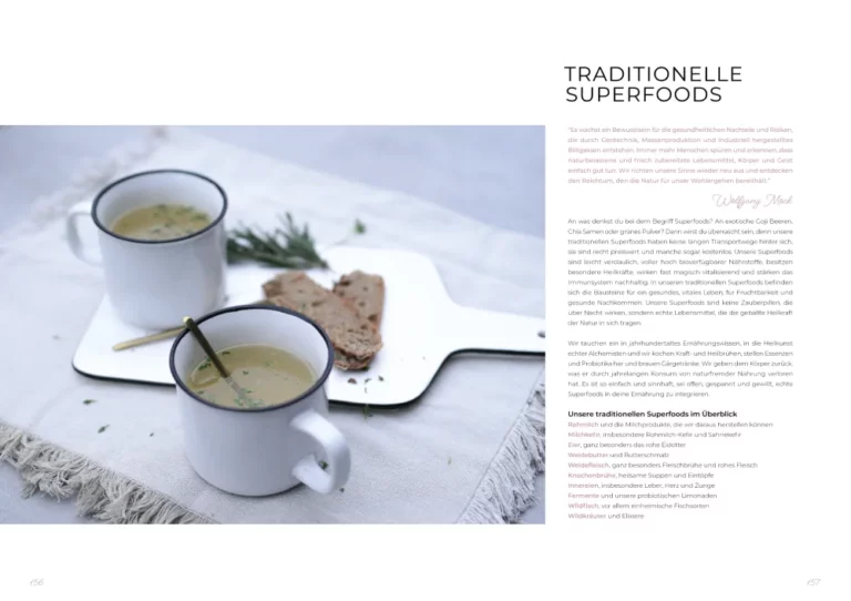 Die neue traditionelle Ernährung - Das Buch Traditionelle Superfoods im Kochbuch - der neuen Traditionellen Ernährung