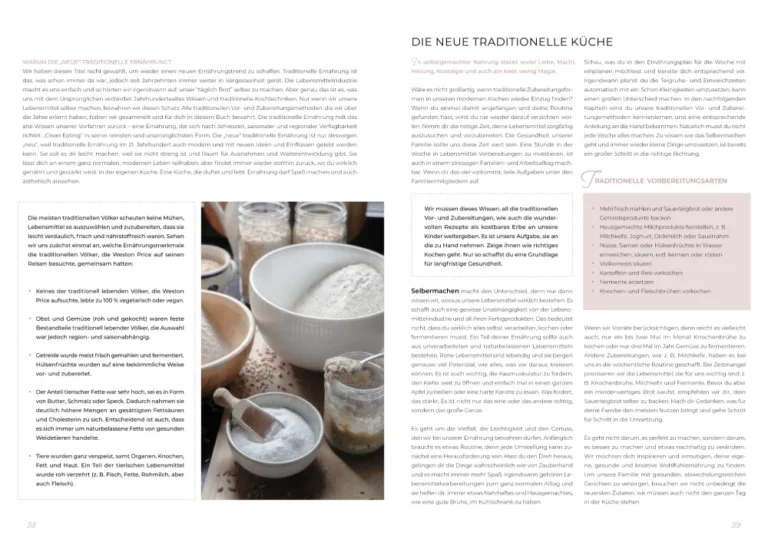 Die neue traditionelle Ernährung - Das Buch Traditionelle Gerichte im Kochbuch - der neuen Traditionellen Ernährung