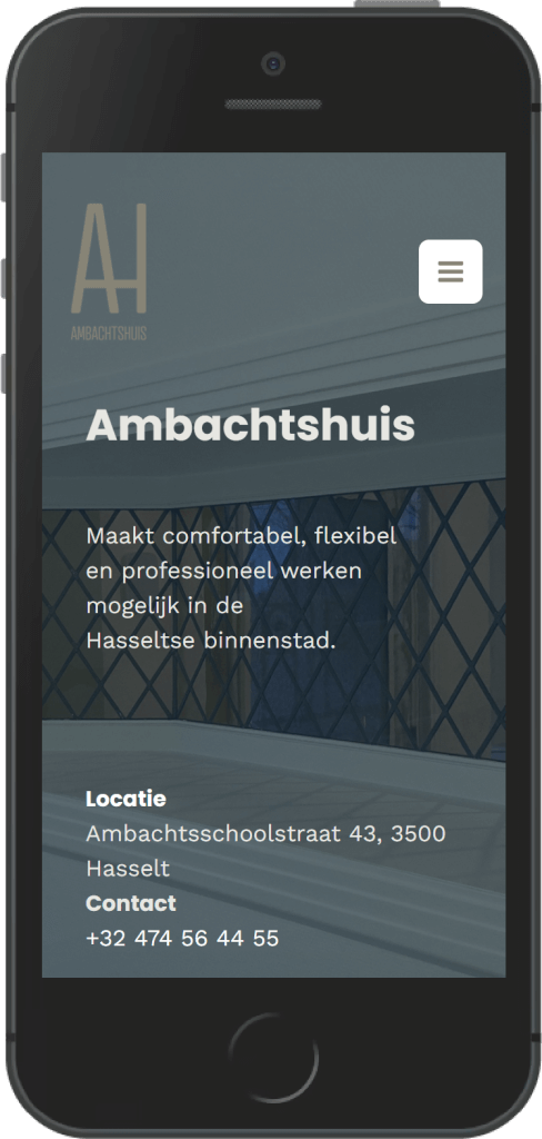 Digito-IT webdesign Alken Limburg website hosting onderhoud Ambachtshuis Hasselt Limburg deelkantoor flexibele werkplaats