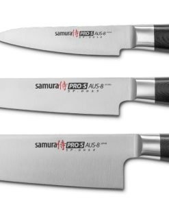 Samura knivset med tre knivar