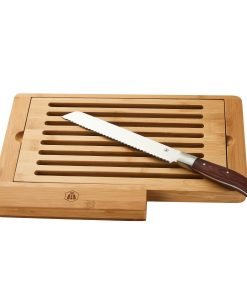 Laguiole skärbräda med brödkniv