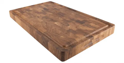 Skärbräda Ek Stavlimmad med Ränna 30 x 20 x 3 cm