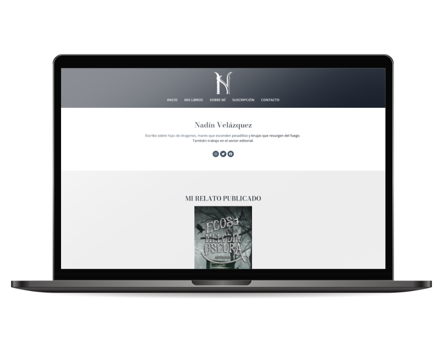 Página web de Nadín Velázquez – Referencias