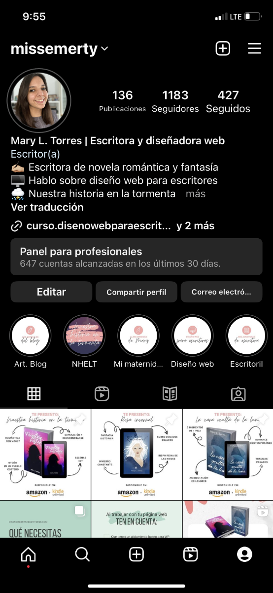 Colocar enlaces sociales en Instagram