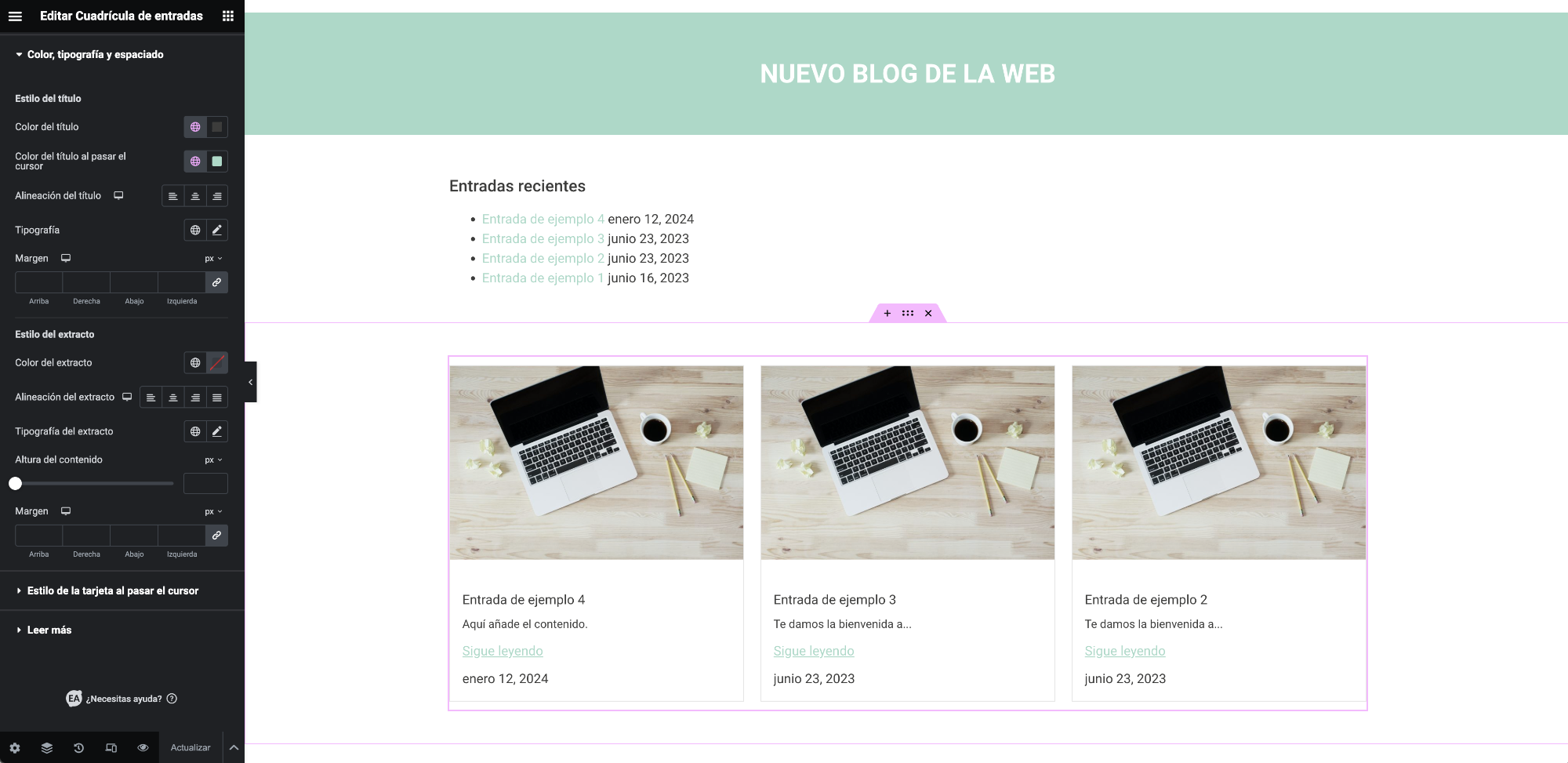 Cómo crear un blog en tu página web