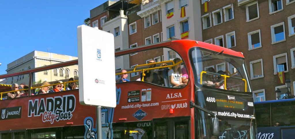 Hop On - Hop Off en stadstur i Madrid med buss