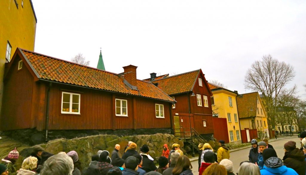 Dagens resa på Södermalm i Stockholm gick till fots. 