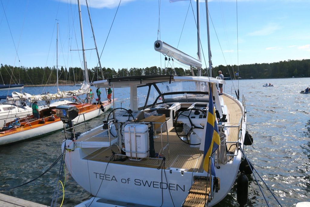 Ulvön är en popular hamn fär fritidsbåtar. 