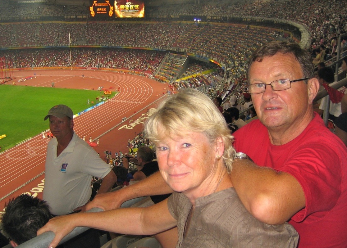 Värme fick vi gott om under OS i Peking 2008. 