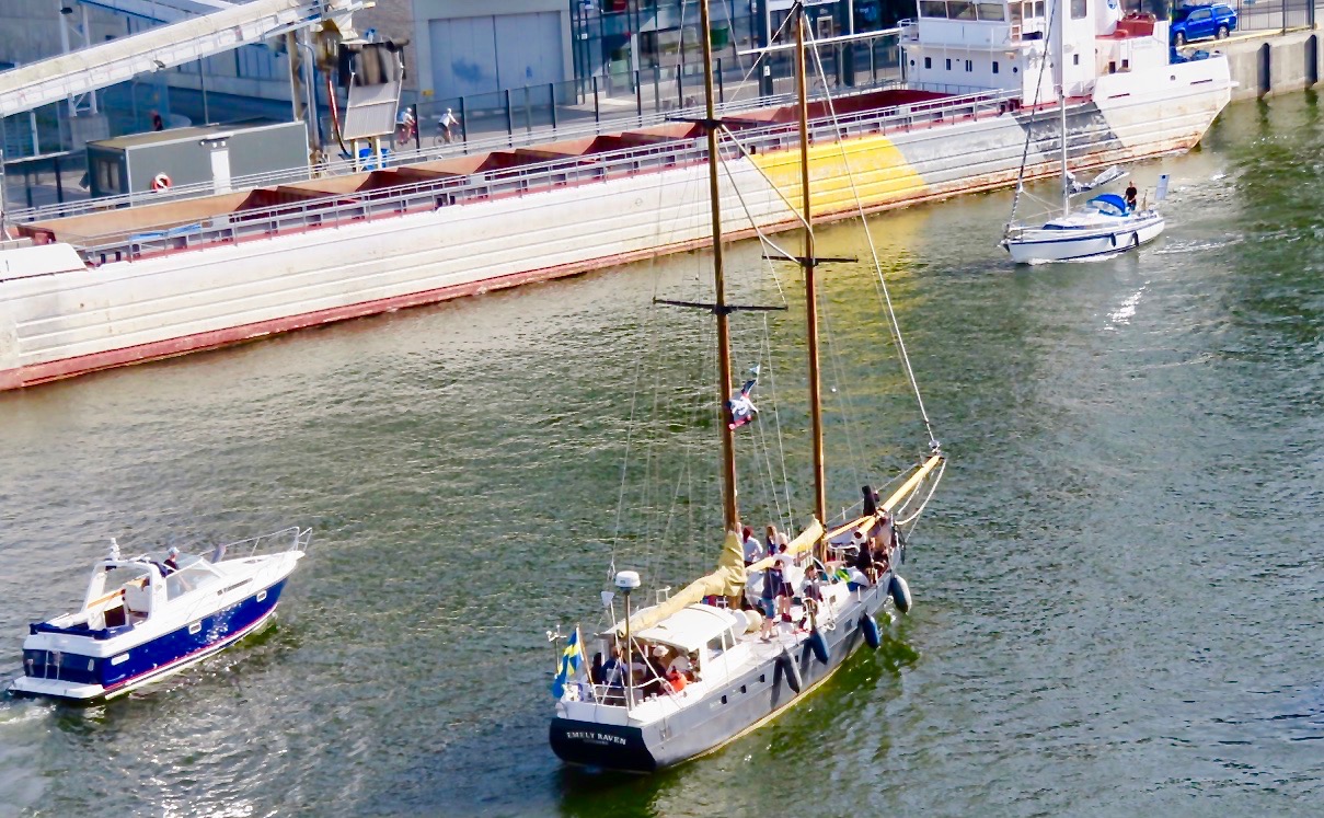 Full aktivitet i Hammarbykanalen
