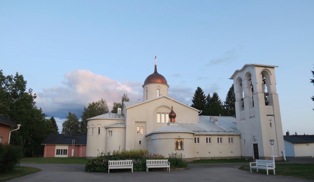 Den nya kyrkan i Valamo kloster invigdes 1977. 