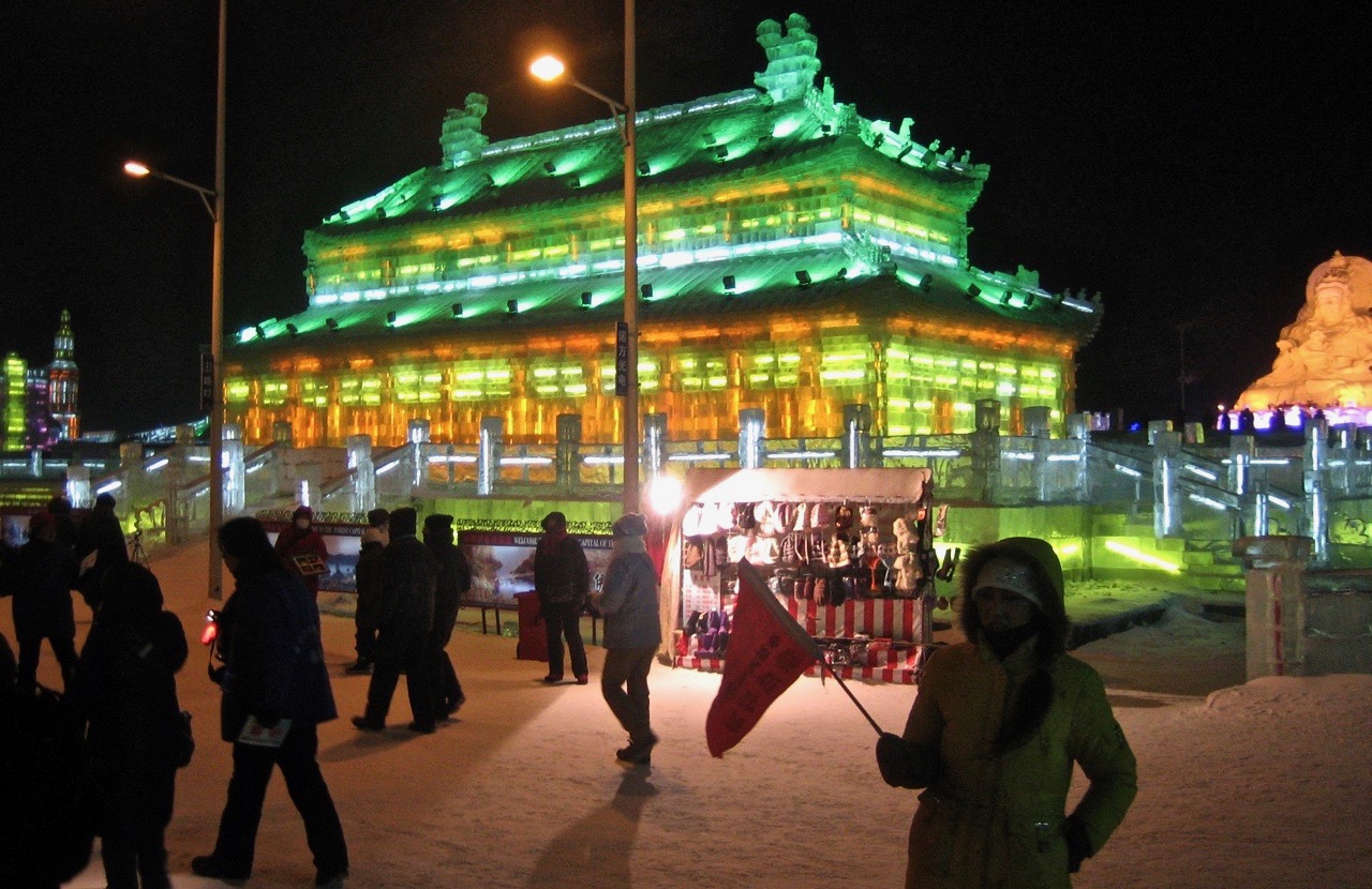 Harbin. En festival i snö och is. 